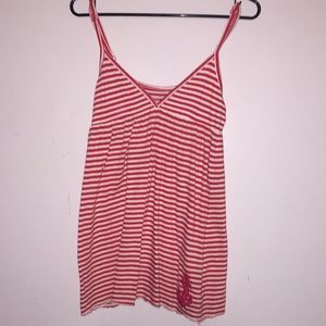 Victoria’s Secret Pink Tank Top Stripped XS Red